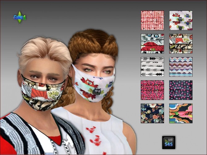Sims 4 Surgical masks by Mabra at Arte Della Vita