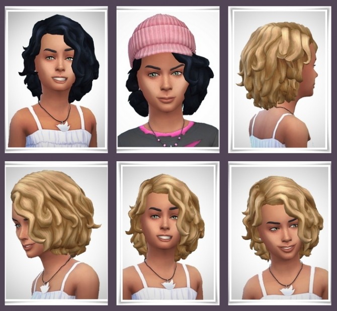 Sims 4 Nicky Kids Hair at Birksches Sims Blog