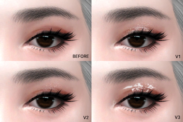 Sims 4 Eye Glitter and gloss at MMSIMS