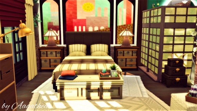Sims 4 Comfortable Bedroom Space at Agathea k