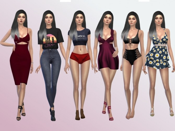 Sims 4 Sienna Dowell by Mini Simmer at TSR
