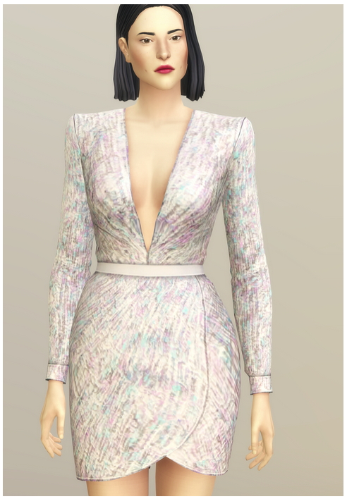 Sims 4 SS 2019 Haute Couture Collection I  2 at Rusty Nail