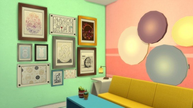 Sims 4 Easter photos by Delise at Sims Artists