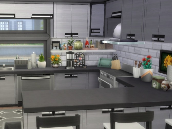 Sims 4 Modern Family Home by FancyPantsGeneral112 at TSR