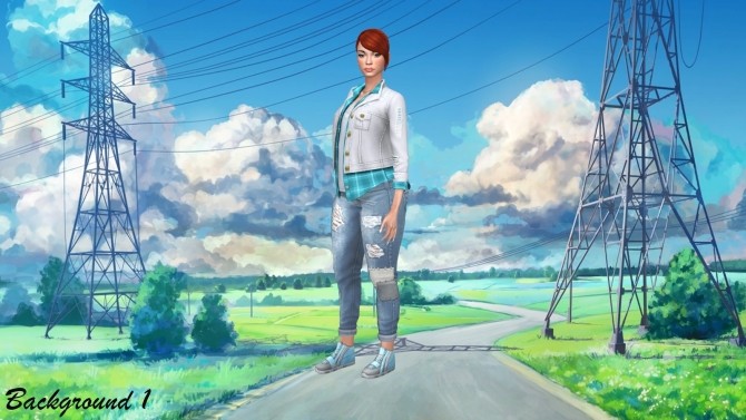 Sims 4 Anime Landscape CAS Backgrounds at Annett’s Sims 4 Welt