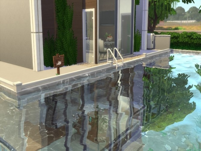 Sims 4 Pool underwater house No CC by GenkaiHaretsu at TSR