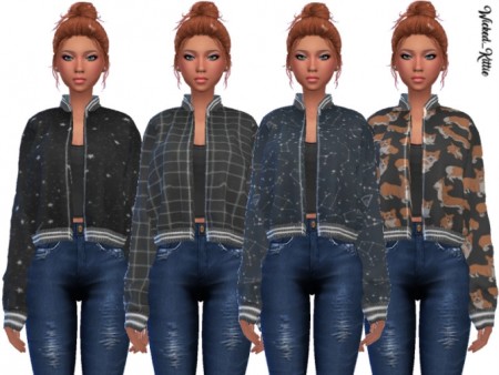 Gia Bomber Jacket by Wicked_Kittie at TSR