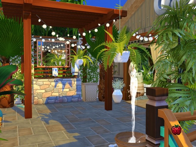 Sims 4 Clementine restaurant by melapples at TSR