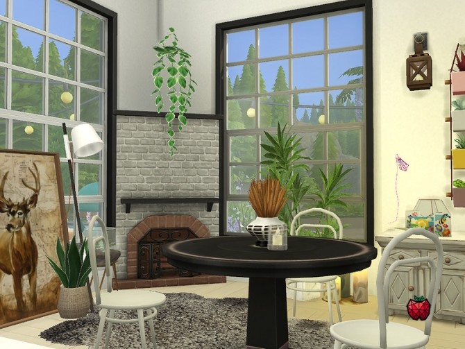 Sims 4 Morgaine house by melapples at TSR