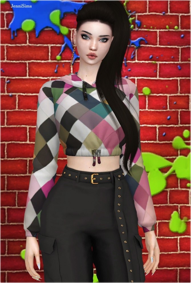 Sims 4 BGC Hoodie at Jenni Sims