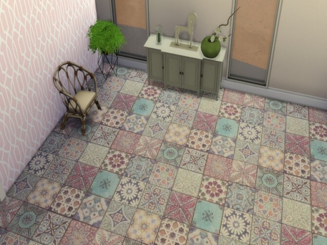 Sims 4 Handmade Floor Tile by lavilikesims at TSR