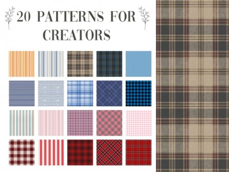 20 patterns set n°2 at Celinaccsims