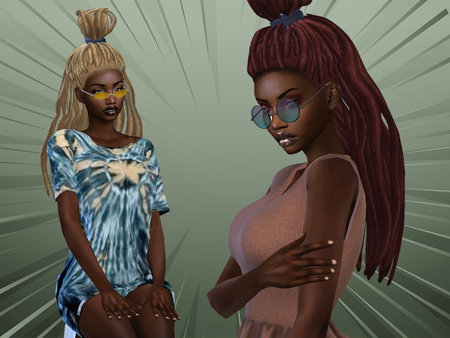 Sims 4 Moon Hair Recolor at Teenageeaglerunner