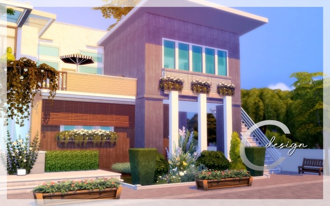 Sims 4 Calm Breeze house at Cross Design