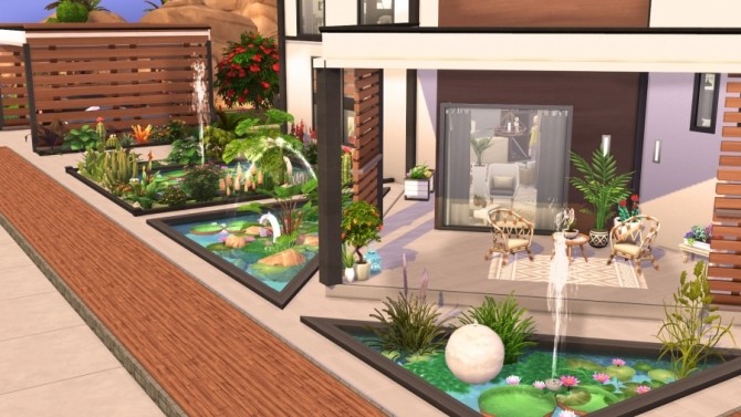 Sims 4 Flora house by Bloup at Sims Artists