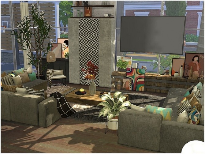 Sims 4 Modern White Villa by lotsbymanal at TSR