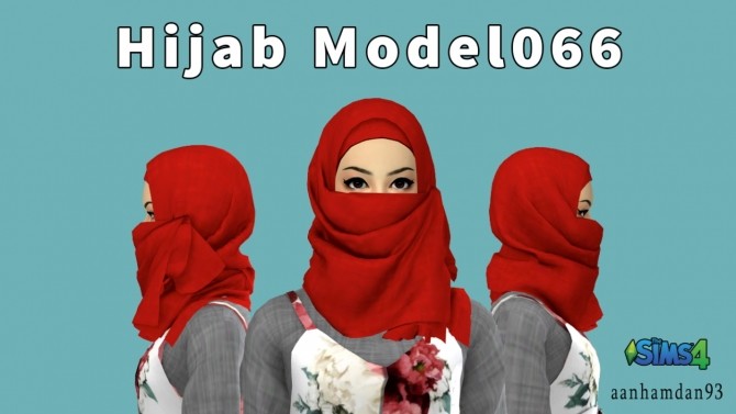 Sims 4 Hijab Model 066 & Alika Dress at Aan Hamdan Simmer93