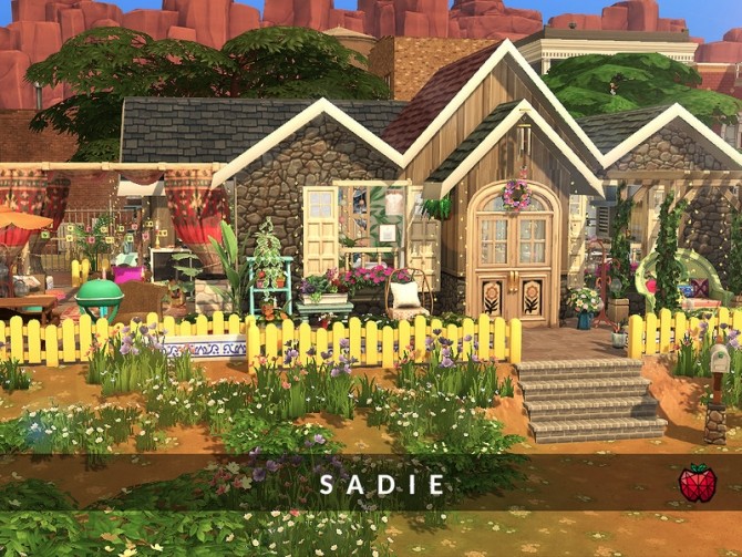 Sims 4 Sadie tiny home by melapples at TSR