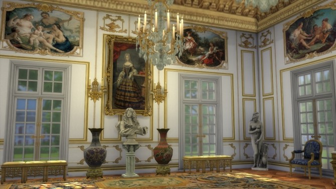 Sims 4 Royal Versailles Paneling Set at Regal Sims