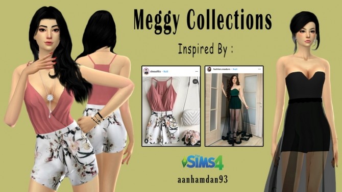Sims 4 Hijab Model 067 & 068 With Meggy Collections & Irish SET at Aan Hamdan Simmer93