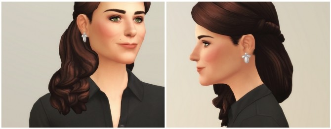 Sims 4 Catherine of England (Hair) at Rusty Nail