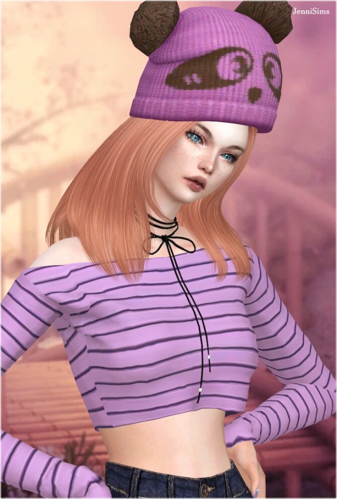 Sims 4 COLLECTION The lady with the hat at Jenni Sims