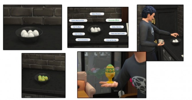 Sims 4 EASTER EGGS   BOILED EGGS at Icemunmun