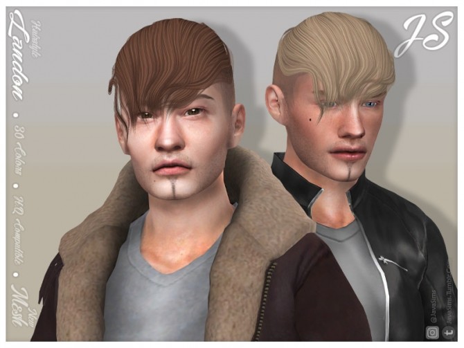 Sims 4 Landon Hairstyle by JavaSims at TSR