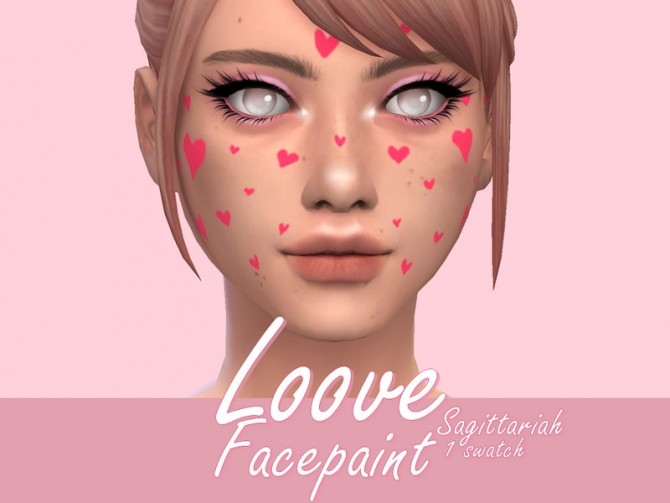 Sims 4 Loove Facepaint by Sagittariah at TSR