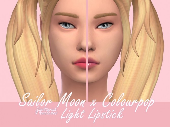 Sims 4 Light Lipstick by Sagittariah at TSR