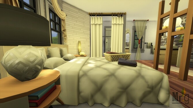 Sims 4 Cosy Master Bedroom | AGATE HOUSE at Mister Glucose