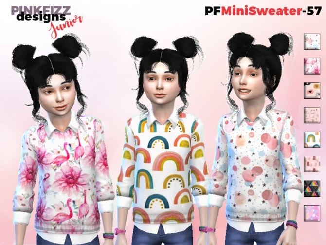 Sims 4 Mini Sweater PF57 by Pinkfizzzzz at TSR