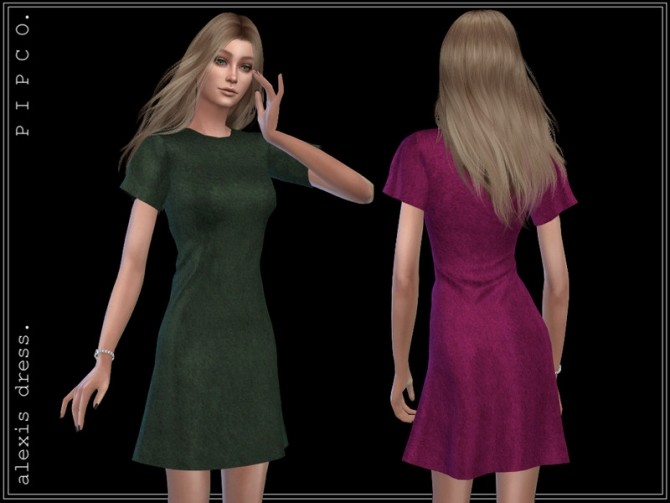 Sims 4 Alexis dress by Pipco at TSR