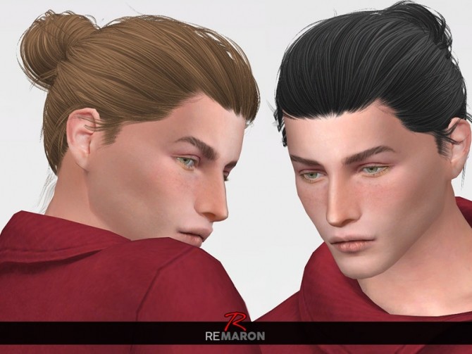 Sims 4 Blackout Hair Retexture by remaron at TSR