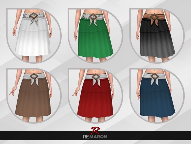 Sims 4 Spring Skirt 01 for Women by remaron at TSR