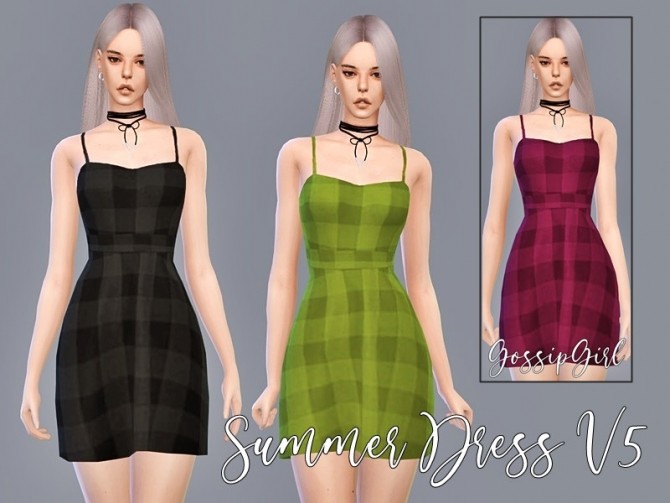 Sims 4 Summer Dress V5 by GossipGirl S4 at TSR