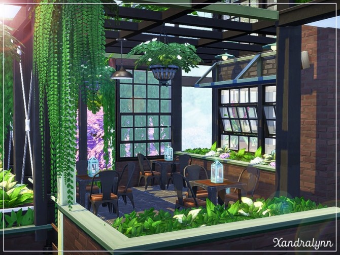 Sims 4 Student Cafe by Xandralynn at TSR