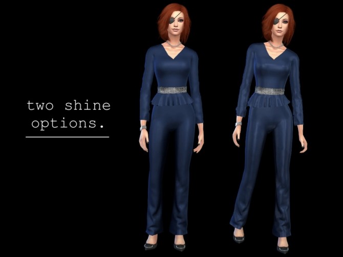 Sims 4 Anna jumpsuit by Pipco at TSR