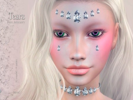 Crystal Tears Accesory by Suzue at TSR