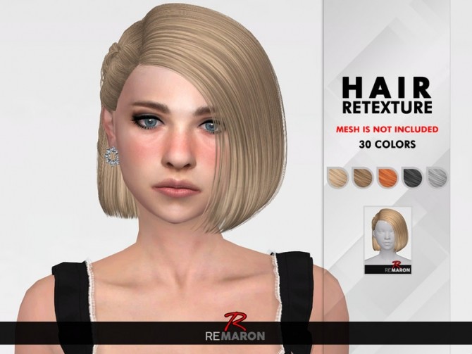 Sims 4 Nila Hair Retexture by remaron at TSR