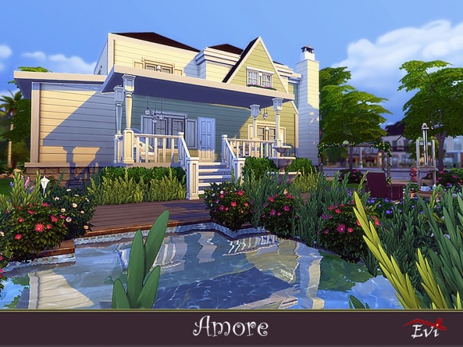 Sims 4 Amore home by evi at TSR
