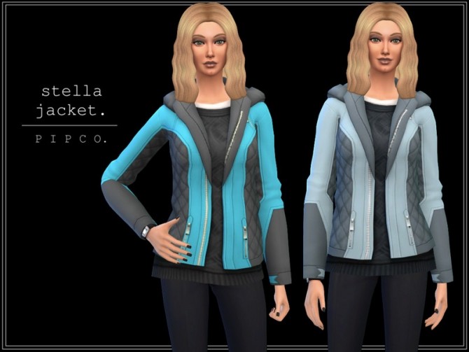 Sims 4 Stella jacket by Pipco at TSR