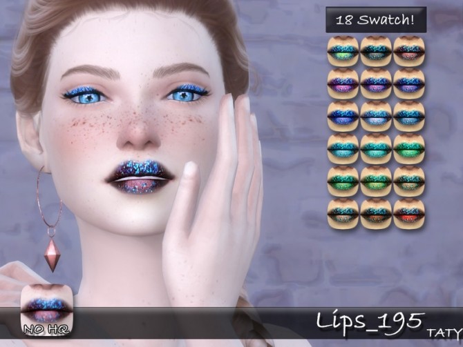 Sims 4 Lips 195 by tatygagg at TSR