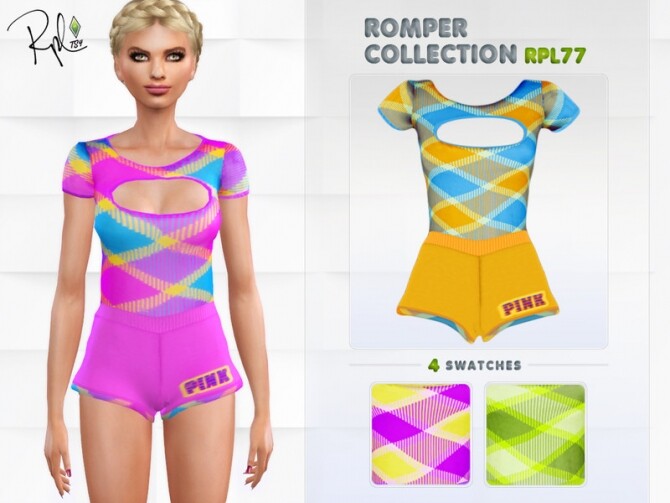 Sims 4 Romper Collection RPL77 by RobertaPLobo at TSR
