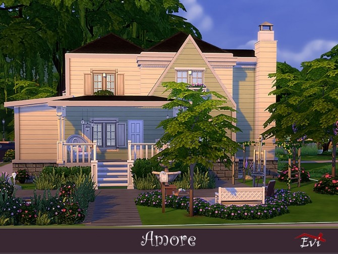 Sims 4 Amore home by evi at TSR