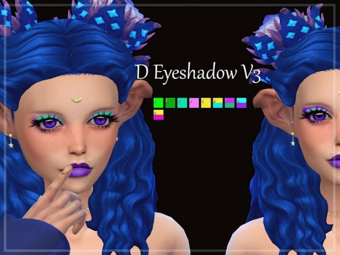 Sims 4 D Eyeshadow V3 by Reevaly at TSR