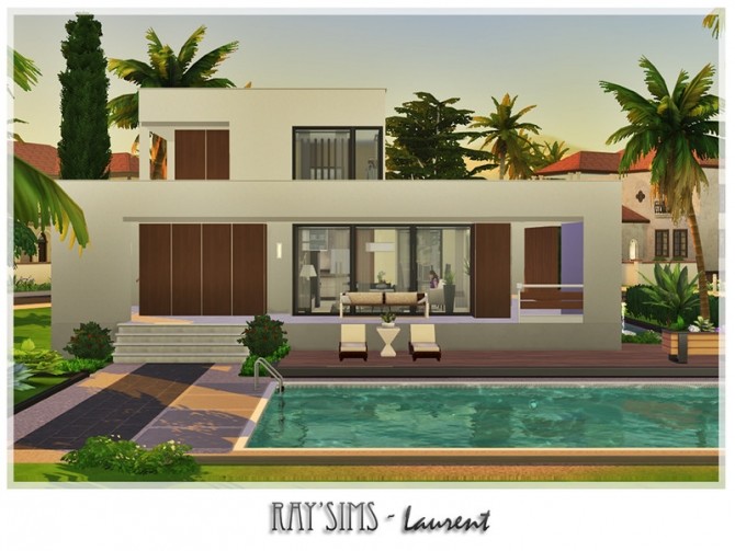 Sims 4 Laurent house by Ray Sims at TSR