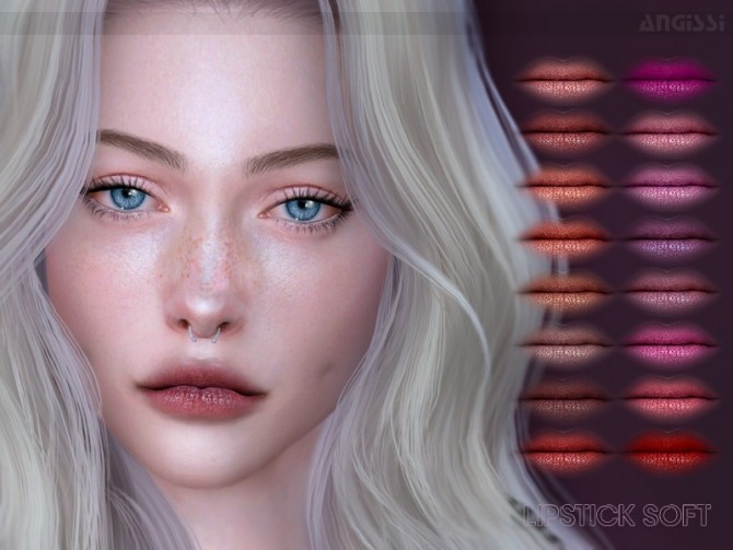 Sims 4 Lipstick Soft by ANGISSI at TSR