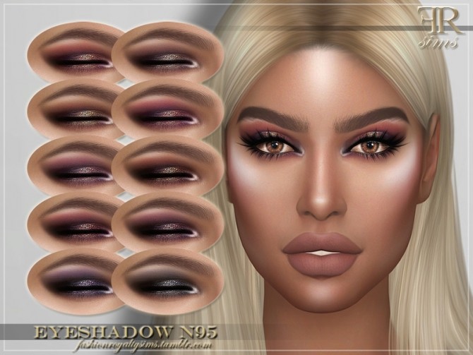 Sims 4 FRS Eyeshadow N95 by FashionRoyaltySims at TSR