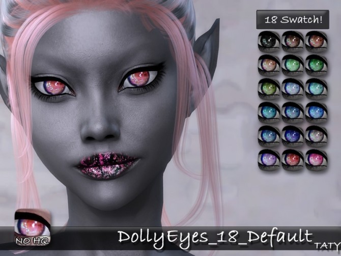Sims 4 Dolly Eyes 18 Default by tatygagg at TSR